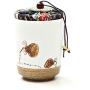 Small Size Storage Bottles And Jars Ceramic Tea Canister Caddy Handpainted Teacup Ceramic Tea Accessories,Tea Caddies,Style D