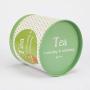 Nicoles Workshop Colorful Dot Mini Storage Metal Jar,Covered,&quotTea",Green