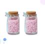 UPKOCH 2Pcs Glass Jars with Lids Spoon Pudding Bottle Yogurt Container Jam Bottle Glass Pudding Jars Yogurt Jars for Home Store