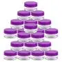 Bouteilles Rondes Transparents 10G/10ML (20 Pièces) avec Couvercles Violettes pour Bijoux Petits, Mélange de Peinture, Accessoires Artistiques et Autres Fournitures de Loisirs Créatifs – Sans BPA Bouteilles Rondes Transparents 10G/10ML (20 Pièces) avec Couvercles Violettes pour Bijoux Petits, Mélange de Peinture, Accessoires Artistiques et Autres Fournitures de Loisirs Créatifs – Sans BPA