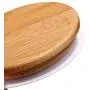 Glasbehälter Cupwind mit Dichtung und Holz/Bambusdeckel – Klare Glasbehälter für Tee, Kaffee, Gewürze (Z-970ml)