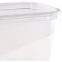 keeeper Food Box Fredo Fresh 1L Rectangle 3 Pieces, Polypropylene, Purple, 15.5 x 10.5 x 11.5 cm