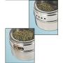 Chonshop 6 pcs magnetic spice jars tin stainless steel storage container kitchen stainless steel magnetic spice jars + stainless trestle rack