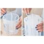 Kitchen storage tank, plastic transparent compartment storage tank, food storage box