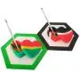 SZBS A Set Silicone Container Hexagon Mat 17ml Container Heart-Shape Container Wax Oil Container Concentrate Storage Containers Wax Silicone Jar With A Metal Rod (Black, 1) SZBS A Set Silicone Container Hexagon Mat 17ml Container Heart-Shape Container Wax Oil Container Concentrate Storage Containers Wax Silicone Jar With A Metal Rod (Black, 1)