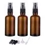 2oz Amber Glass Spray Bottles for Essential Oils, Small Empty Spray Bottle, Fine Mist Spray, Set of 3 2oz Amber Glass Spray Bottles for Essential Oils, Small Empty Spray Bottle, Fine Mist Spray, Set of 3