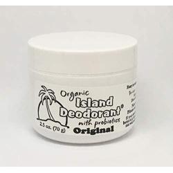 Organic Probiotic Deodorant Cream, Natural, Aluminum-Free, Unscented, Mix in Your Own Essential Oils (1 Jar) Island Deodorant