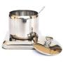 DayCount Stainless Steel Sealed Cans Pots Storage Spice Jars with Lid Spoon and Holder Coffee Tea Candy Beans Milk Powder Food Jar with Spoons