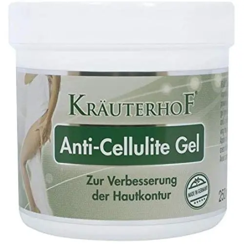 Anti-Cellulite Gel – Innovative Wirkstoffkomplex mit thermoaktiver Wirkung gegen Cellulitis! 250ml von Krauterhof