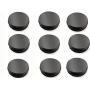 JKLcom 2 oz.Tins Black Aluminum Metal Tin Round Screw Top Lid Containers Jars Metal Storage Tin Jars Aluminum Tin Cans Travel Storage Tins,for Lip Balm DIY Cosmetics Salves,2 oz./2 Ounce/60 ML,12 Pack