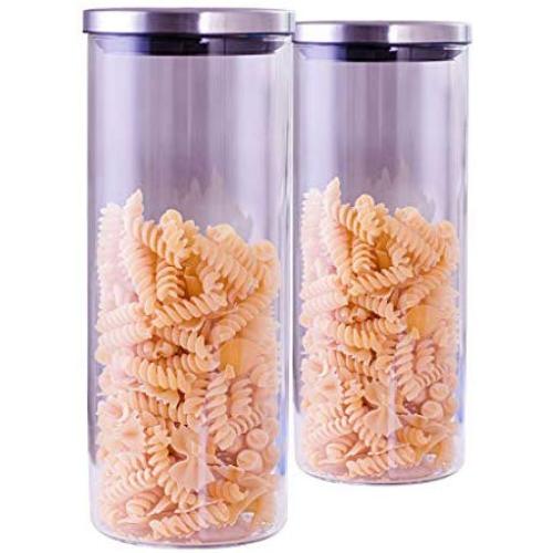 Glass Sealed Jars, Moisture-Proof Kitchen Food Containers, Storage Spices/Coffee Beans/Oatmeal/Pasta