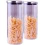 Glass Sealed Jars, Moisture-Proof Kitchen Food Containers, Storage Spices/Coffee Beans/Oatmeal/Pasta