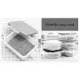Kitchen storage box, plastic storage box with lid, vegetable refrigerator sealed box Kitchen storage box, plastic storage box with lid, vegetable refrigerator sealed box