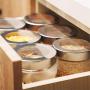 Kitchen Food Storage Jar Airtight Food Storage Kitchen Glass Jar Moisture-Proof Home Multi-Purpose Jam Bottle Cruet Storage Tanks 4-Piece Frosted