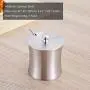 Decdeal Condiment Pots Stainless Steel Seasoning Cans Kitchen Pepper Salt Storage Jar Sugar Bowl with Lid and Spoon Decdeal Condiment Pots Stainless Steel Seasoning Cans Kitchen Pepper Salt Storage Jar Sugar Bowl with Lid and Spoon