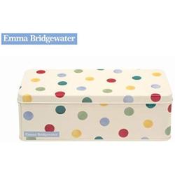 Emma Bridgewater Polka Dot Cracker Rectangle Storage Tin Caddy