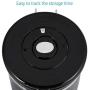 Coffee Container Jar With Time Compass Lid Airtight Coffee Beans Tea Box Container,Black