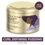 Pantene, Hair Cream Treatment, Sulfate Free Curl Defining Pudding, Pro-V Gold Series, for Natural and Curly Textured Hair, 7.6 fl oz