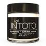 INTOTO Skincare SQUALANE + NATURA CREAM | For Face, Eyes & Neck | Peptides, Squalane, CoQ10, MSM | Moisturizes, Firms, Refreshes Damage & Wrinkles | USA Made | Women & Men | 30 ml | 1 fl oz