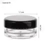 100 Pièces Pots de Crème de Voyage 3g, Petits Récipients de Test Anti-Fuite, Récipients Vides pour Baume à Lèvres 100 Pièces Pots de Crème de Voyage 3g, Petits Récipients de Test Anti-Fuite, Récipients Vides pour Baume à Lèvres