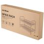 BESTONZON 2-Tier Spice Rack Standing Rack Kitchen Bathroom Countertop Storage Organizer Shelf Holder for Jars Bottle