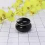 BESTONZON 1pc Mini Storage Box/Jars,Exquisite Portable Ceramics Case,Makeup Sealed Bottle,Suitable for Cream Rouge,Jewelry,Bead(4.6X2.7X3.5CM Black) BESTONZON 1pc Mini Storage Box/Jars,Exquisite Portable Ceramics Case,Makeup Sealed Bottle,Suitable for Cream Rouge,Jewelry,Bead(4.6X2.7X3.5CM Black)