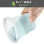 Plastic Containers with Lids (40 Pack, 32 Ounce) - Freezer Containers Deli Containers with Lids - Soup Containers Plastic Food Storage Containers with Lids - Plastic Food Containers by Prep Naturals