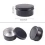 BÉNECREAT 10 Boîtes d'Alluminium 5 OZ avec Bouchon à Vis Rond – Idéales pour Épices, Bonbons, Thé ou Cadeaux (Noir) BÉNECREAT 10 Boîtes d'Alluminium 5 OZ avec Bouchon à Vis Rond – Idéales pour Épices, Bonbons, Thé ou Cadeaux (Noir)