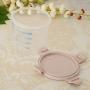 Cereal Container Plastic Storage Containers Food Storage Containers Kitchen - Pink 600ml, as described