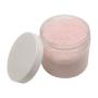 Clear 8 oz Plastic Jars with White Lids (20 pk) with Mini Jar - PET Round Refillable Containers