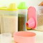 Susens Transparent Storage Jar Plastic Sealed Fresh-keeping Food Storage Container Storage Jar