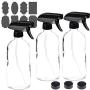 3 Pack 16oz Glass Spray Bottle Empty Clear Glass Spray Bottles Set Refillable Container for Essential Oils, Cleaning Products or Aromatherapy