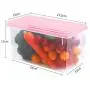 Boîte de Rangement Alimentaire Yl Ly avec Poignée – Boîte de Rangement en Plastique pour Conserves et Pots (Rose) Boîte de Rangement Alimentaire Yl Ly avec Poignée – Boîte de Rangement en Plastique pour Conserves et Pots (Rose)