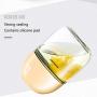 WANGLXST Food Storage Container with Lid, Healthy and Safe, Silicone Ring for Airtight Sealing, Storage Jar, for Kitchen Storage, for Grains etc, Transparent