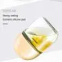 WANGLXST Food Storage Container with Lid, Healthy and Safe, Silicone Ring for Airtight Sealing, Storage Jar, for Kitchen Storage, for Grains etc, Transparent WANGLXST Food Storage Container with Lid, Healthy and Safe, Silicone Ring for Airtight Sealing, Storage Jar, for Kitchen Storage, for Grains etc, Transparent