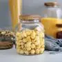 Glass Sealed Jars, Kitchen Household Grain Storage Tanks, Storage Spices/Pasta/Oatmeal/Coffee Beans