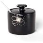 LQQGXLCondiment bottle, jar condiment storage box Spice jars, ceramic cans with lids, food storage containers with lids