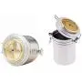 Aluminum Stash Jar With Hygrometer,Food Storage Container with Lids for Tea,Coffee,Snacks, Milk Powder,Beans Canisters.Flour Canister with Clear Acrylic Lid n Locking Aluminum Stash Jar With Hygrometer,Food Storage Container with Lids for Tea,Coffee,Snacks, Milk Powder,Beans Canisters.Flour Canister with Clear Acrylic Lid n Locking