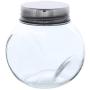 Clear Glass Jar - 15-Pack Mini Slanted Candy Jars with Screw on Lids for Wedding Decoration, DIY, Home, Party Favors, 3.4-Ounce