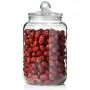 Bocal en verre transparent cylindrique, étanche, pour stockage de thé, céréales et grains (2L) Bocal en verre transparent cylindrique, étanche, pour stockage de thé, céréales et grains (2L)
