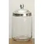 Italo Ottinetti Glass Jar with Polished Aluminium Lid 2 Litre Aluminum, Metallic, One Size