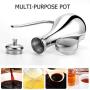 Gravy Boats - Stainless Steel Olive Oil Vinegar Pot Dispenser Squeeze Sauce Jar Seasoning Condiment Storage Bottle - White Insulated Gravy Saucer Metal Stainless Boats Disposable Ladle Warme