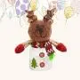 Boîte de rangement pour biscuits de Noël Amosfun avec poupées en tissu, contenants en métal pour bonbons et cadeaux de Noël pour fêtes de fin d'année. Boîte de rangement pour biscuits de Noël Amosfun avec poupées en tissu, contenants en métal pour bonbons et cadeaux de Noël pour fêtes de fin d'année.