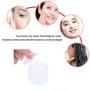 Fox Clow Wood Grain Frosted Glass Jar Cosmetic Containers Portable Travel Refillable Glass bottle Pot for Lotion Face Cosmetic Eye Cream 5/15/20/30/50ml 5PCS