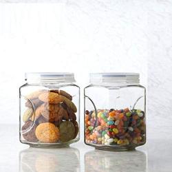 YL LY Imported Glass Storage Jar Candy Honey Lemon Sealed Cans Kitchen Household Food Cans Ip591 (1500Ml)