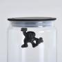 Alessi AMDR05 B"&quotGianni" Glass Box, Black