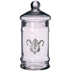 Better & Best Pharmacy Jar with Drawing of Reasons Vegetable, Glass, 11 x 11 x 24 cm