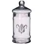 Bessere & Beste Apotheke Glasbehälter mit Zeichnung von Gründen – Gemüse, 11 x 11 x 24 cm