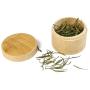 Mini Round Bamboo Tea Box Storage Box Canister Column Tea Jar Caddy Storage Case Handmade Organizer