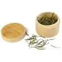 Mini Round Bamboo Tea Box Storage Box Canister Column Tea Jar Caddy Storage Case Handmade Organizer Mini Round Bamboo Tea Box Storage Box Canister Column Tea Jar Caddy Storage Case Handmade Organizer